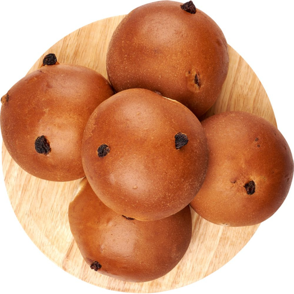 Булочка Филипповская с изюмом, 1 шт. × 60г
