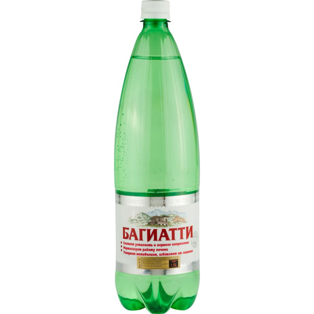 Вода минеральная Багиатти газированная, 1,5л
