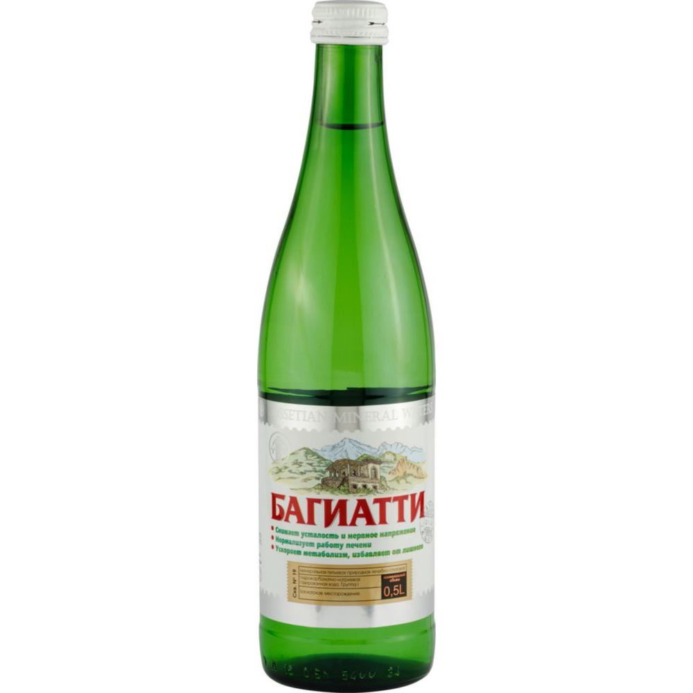 Вода минеральная Багиатти газированная, 0,5л