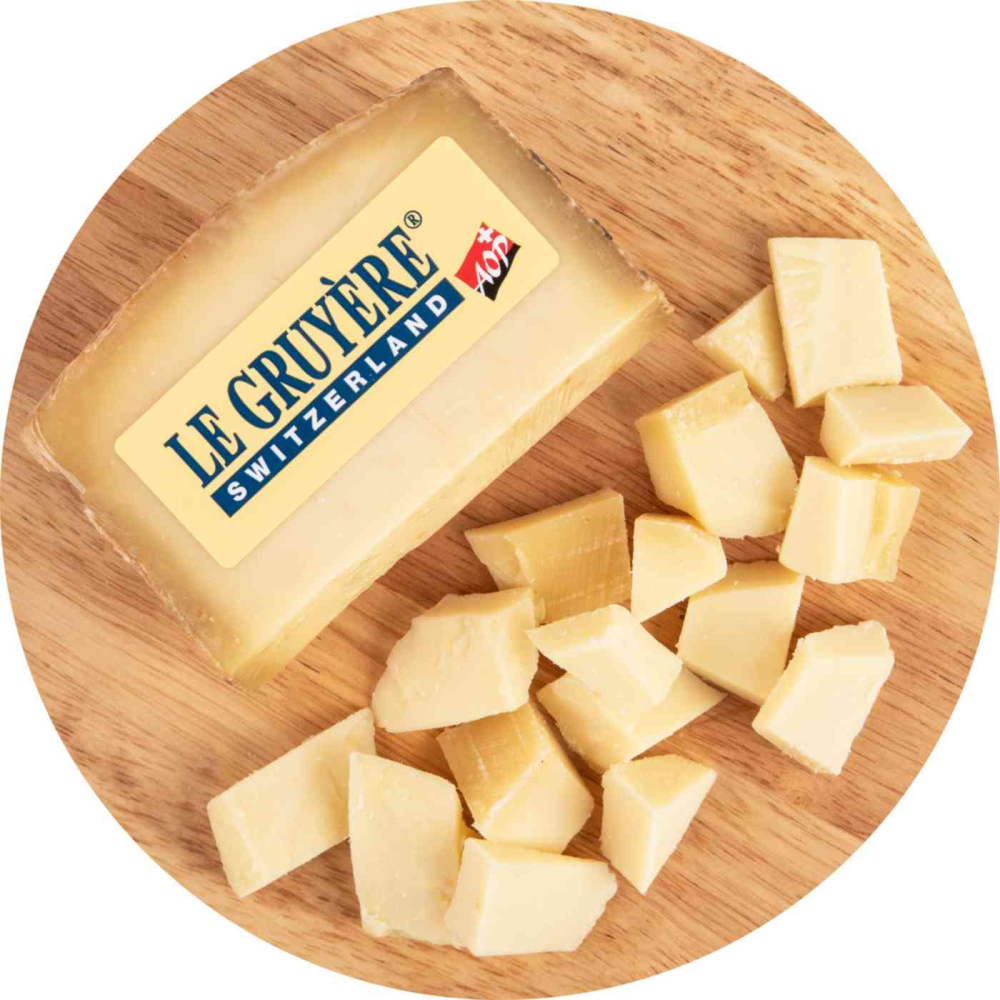 Сыр твёрдый Грюйер Margot Fromages Reserve 49% нарезка, вес