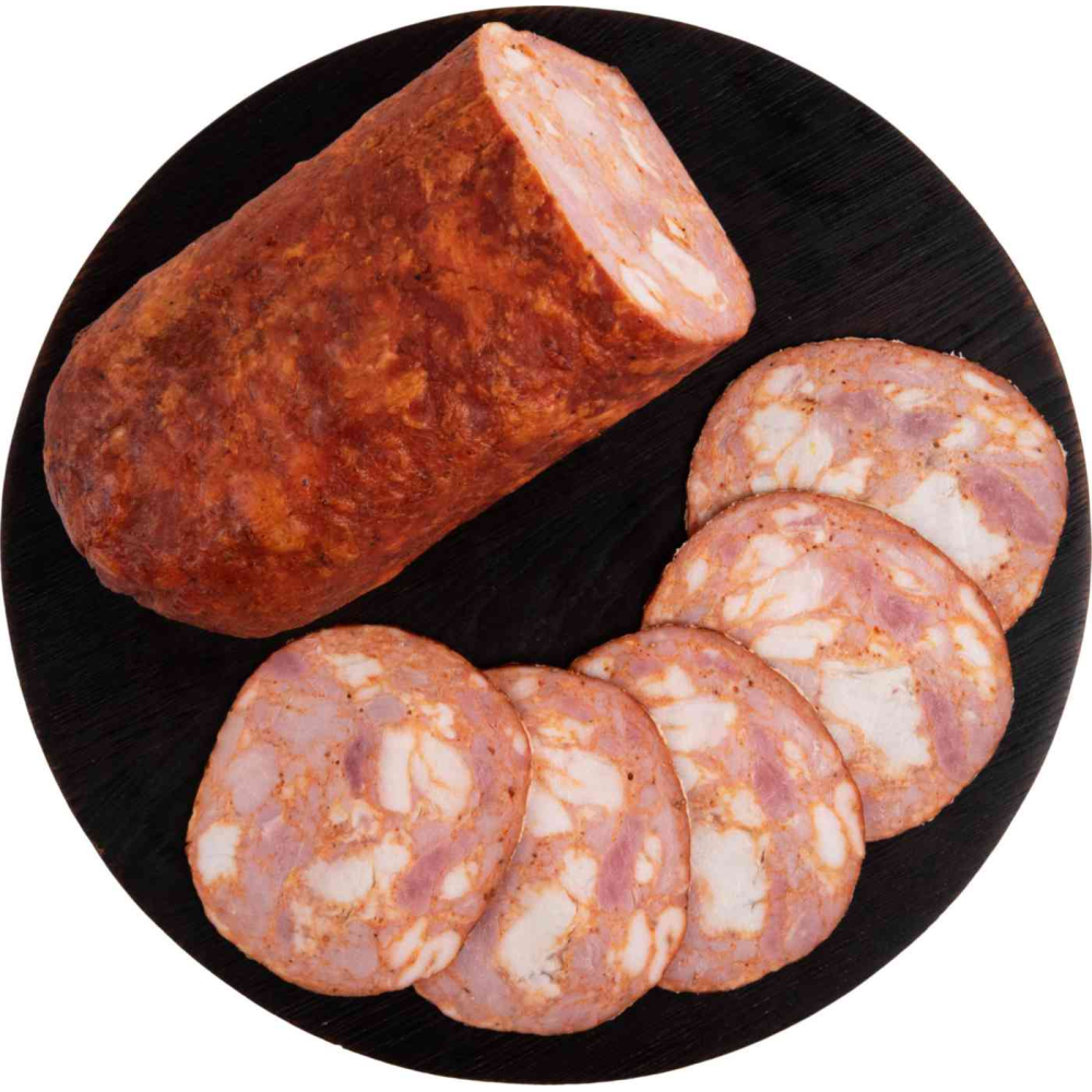 Шпик варёно-копчёный Глобус по-климовски, кусок, 1кг