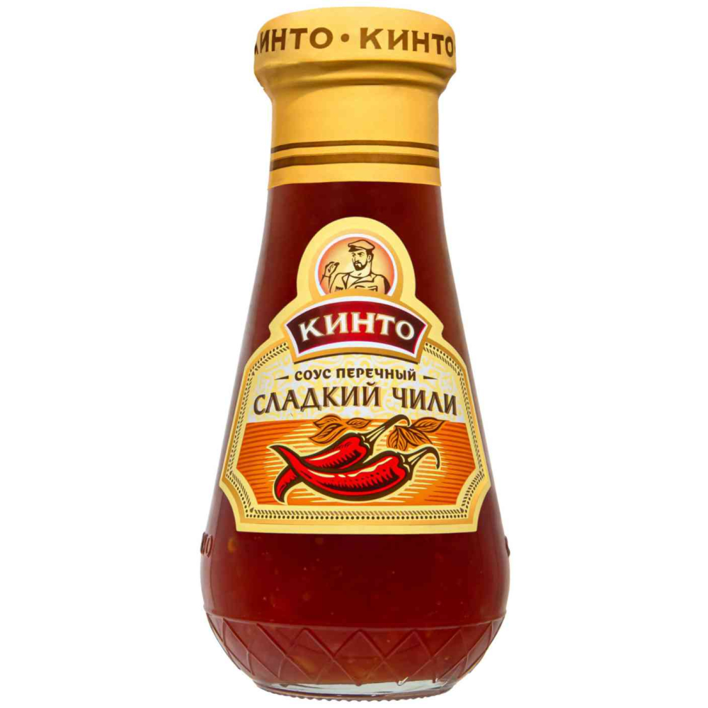 Соус перечный Чили Кинто сладкий, 183мл