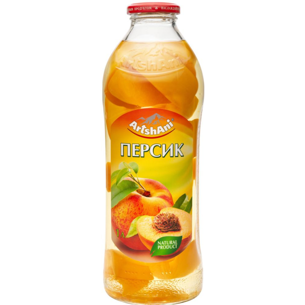 Компот Artshani Персик, 1л