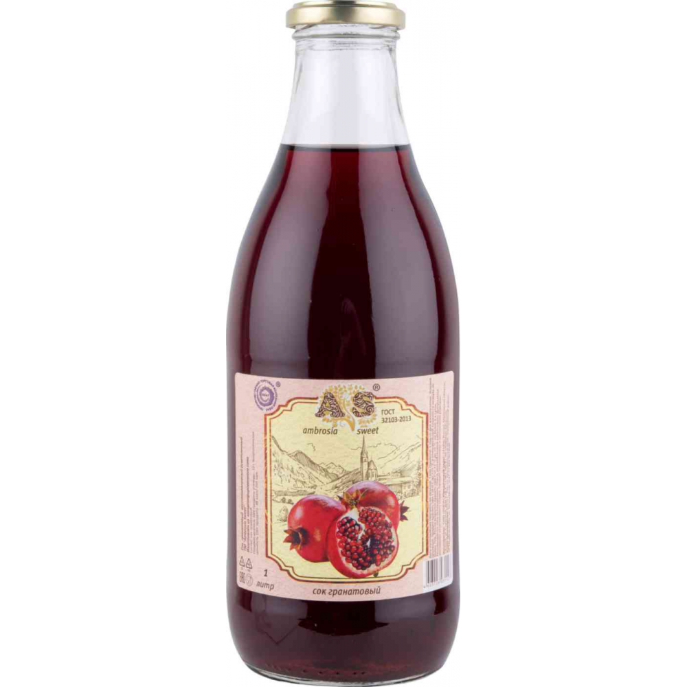 Сок Ambrosia Sweet Гранатовый, 1л