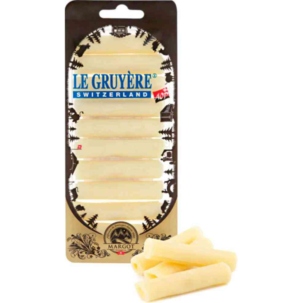 Сыр твёрдый Грюйер Margot Fromages в рулетиках 49%, 100г