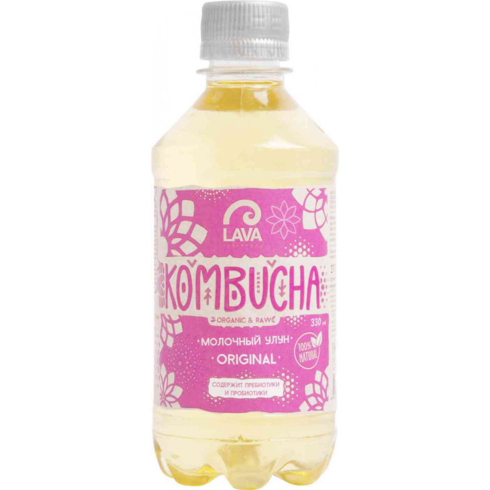 Напиток Lava Superfood Kombucha Молочный Улун Original, 0,33л