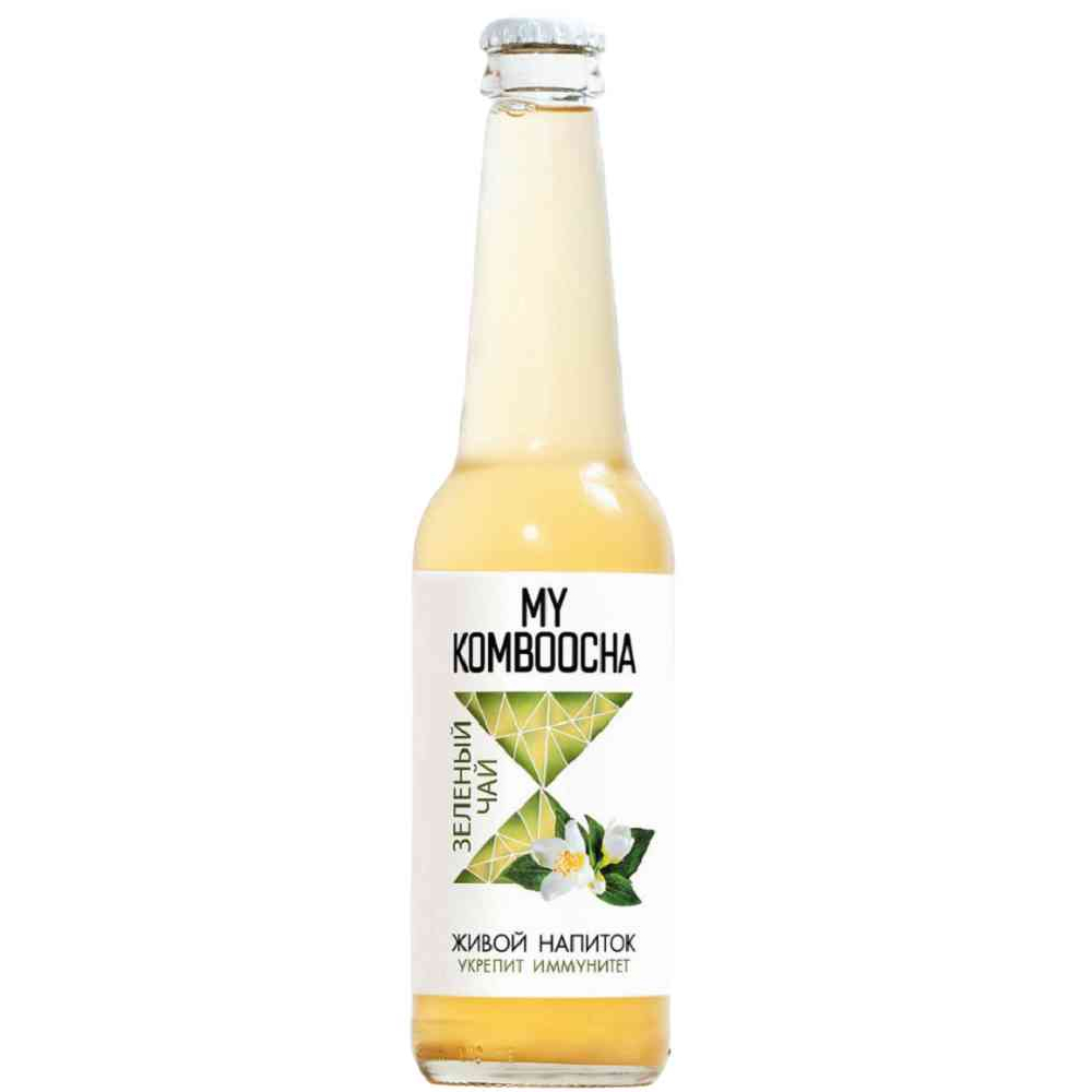 Напиток живой My komboocha Зелёный чай, 0,33л
