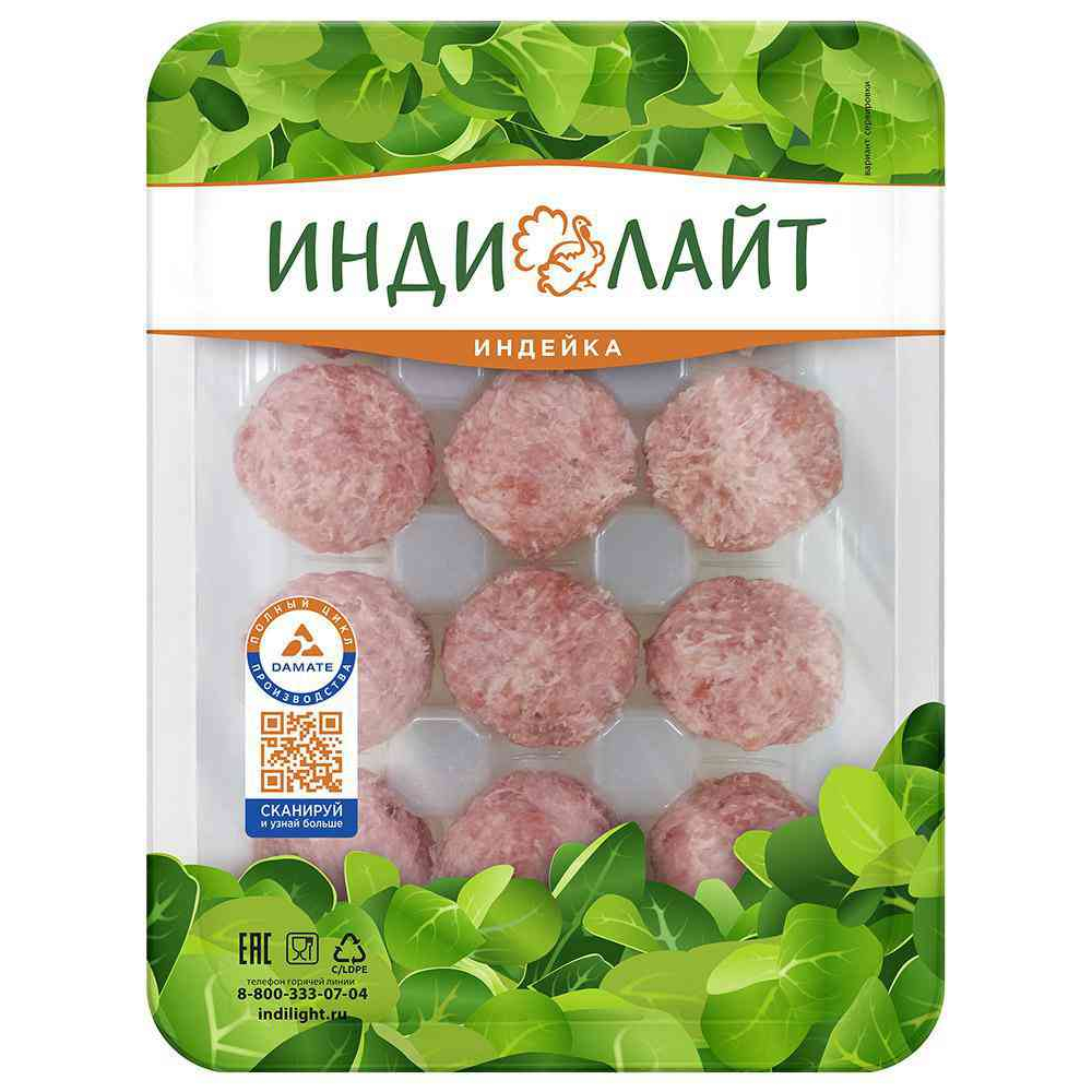 Фрикадельки из индейки Индилайт, 300г