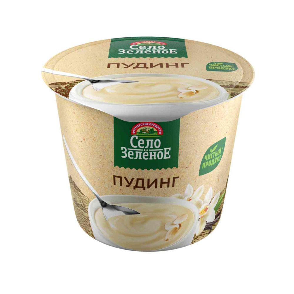 Пудинг Село Зелёное Ванильный 3%, 120