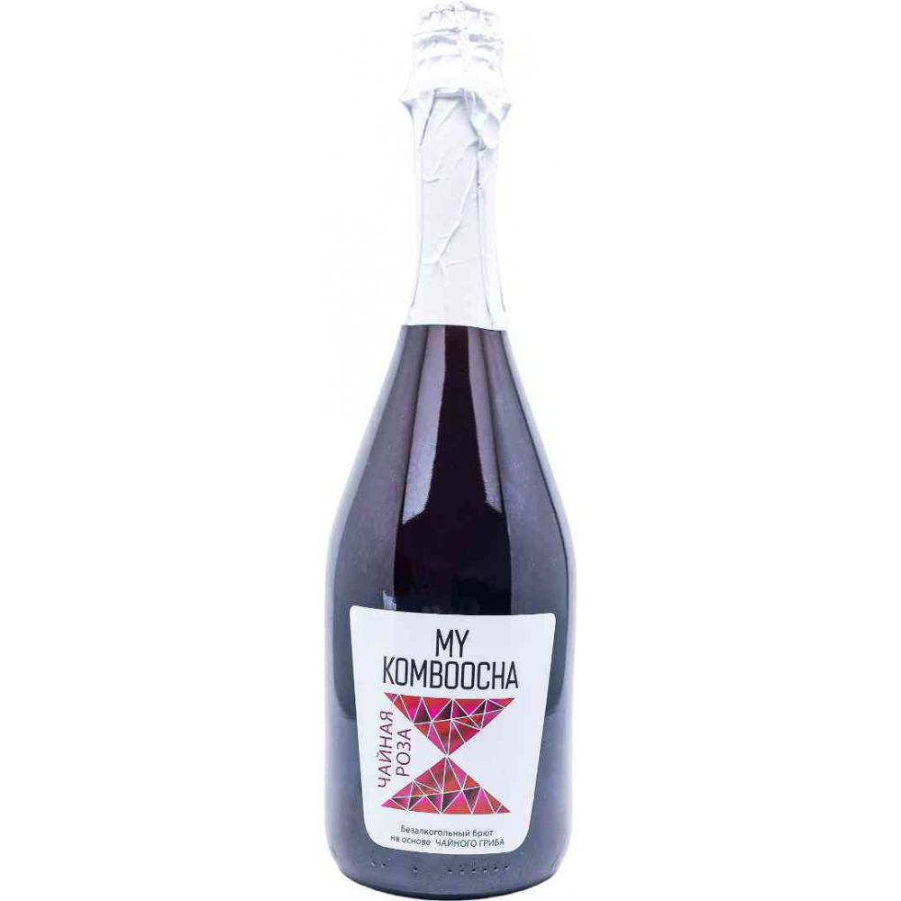 Напиток безалкогольный My komboocha Чайная роза, 0,75л