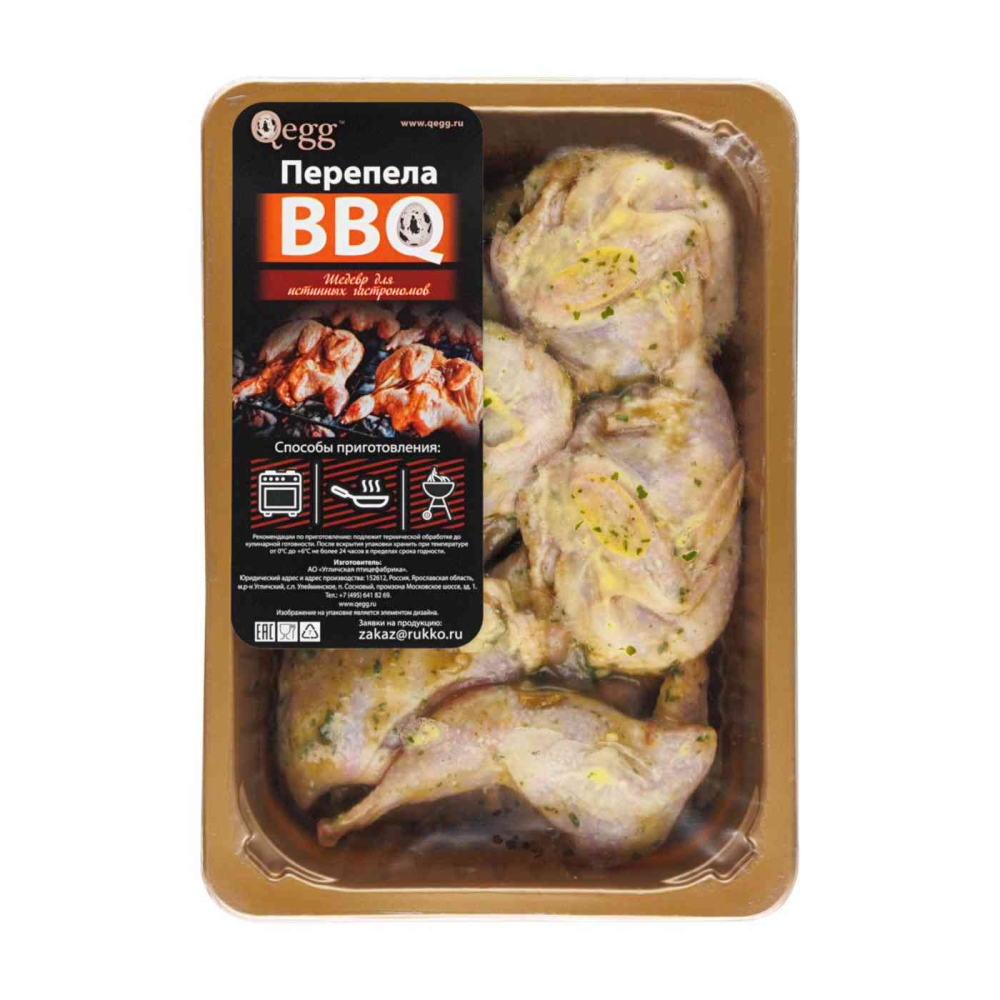 Шашлык из перепела QEGG по-старорусски, 500г